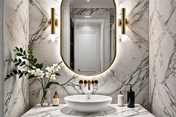 Powder room renovation