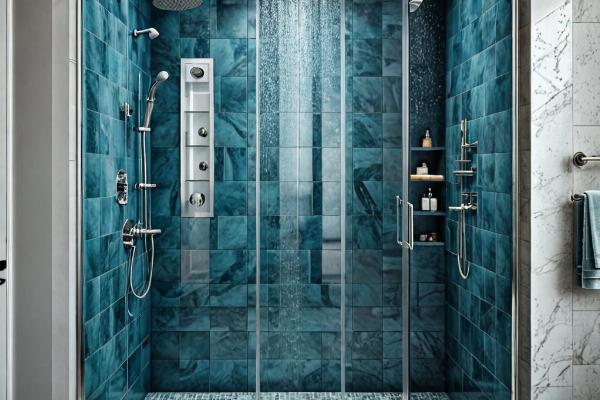 Custom shower installation