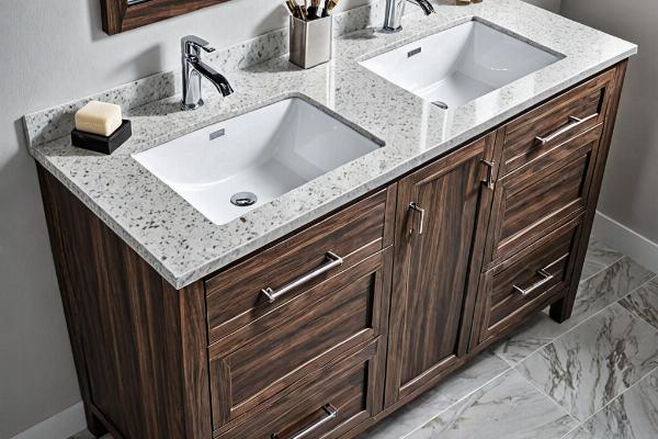 Custom vanity installation